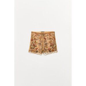 ZARA BEADED SEQUIN LIMITED EDITION SHORTS